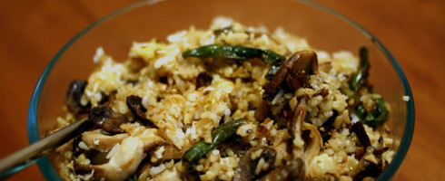 Grains and Mushrooms, Lightly Scrambled