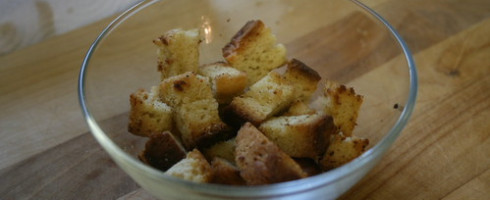 All Too Easy: Olive Oil Salt Bread, Real Croutons