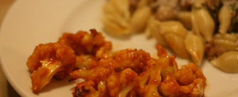 Leave Well Enough Alone: Roasted Cauliflower, Manchurian Style