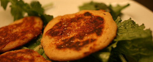 What’s All This?: Hummus Pancakes with Mediterranean Spice Mix