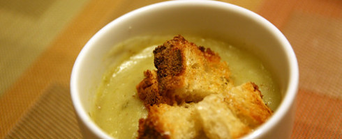 This Weekend: Potato Leek Soup, Real Croutons