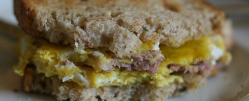 CSA Breakfast: Frittata Sandwich
