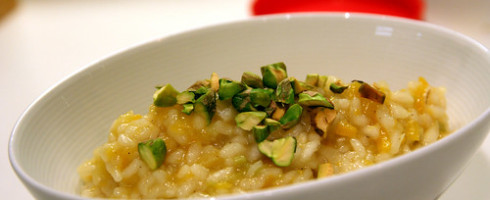 Cook This Now: Butternut Squash Risotto with Pistachios and Lemon