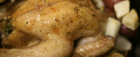 Fall Approaches: Roast Chicken with Root Vegetables